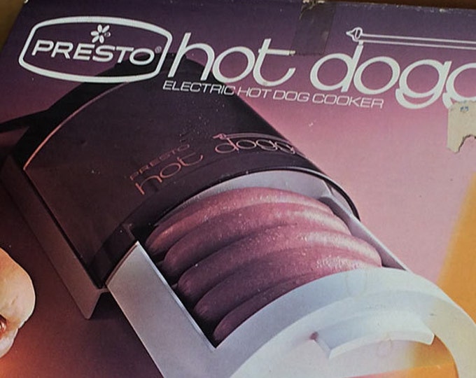 Presto Hot Dogger, Electric Hot Dog Cooker. 70s Kitchen Appliance