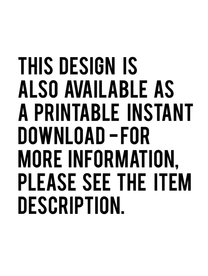 I Am Enough. Print // Black and White Home Decor Print // Etsy