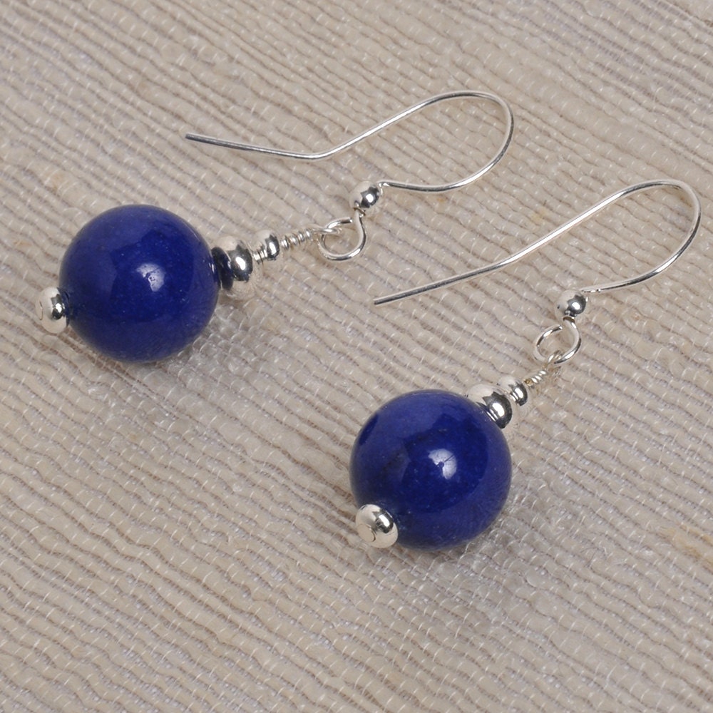 Blue Bead Earrings main image 1