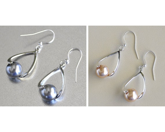 Pewter hotsell color earrings