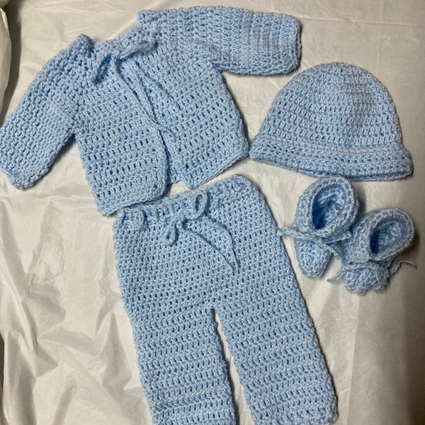 Baby Boy Sweater Set Etsy