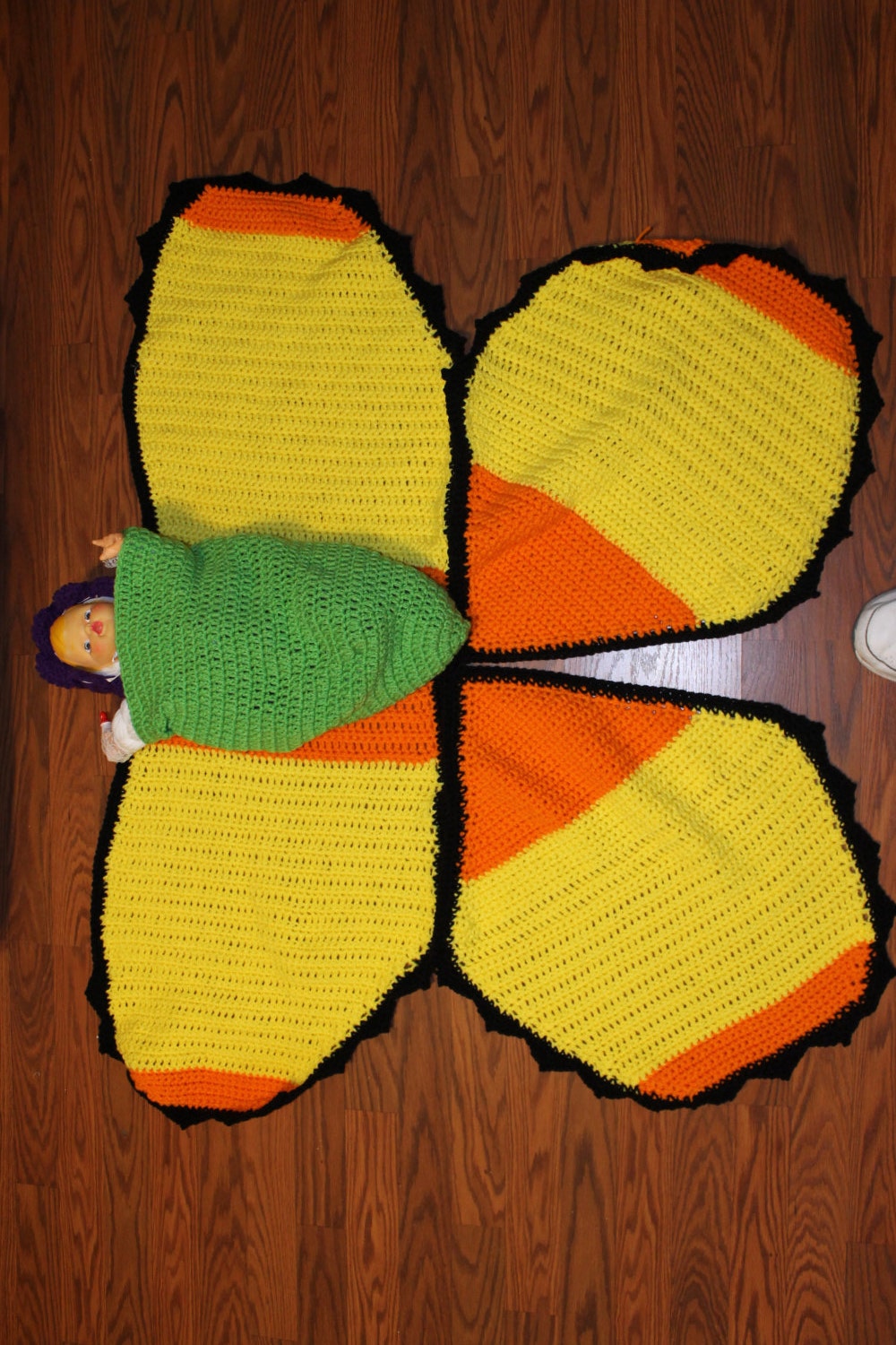 Crochet butterfly cocoon blanket photo prop Etsy