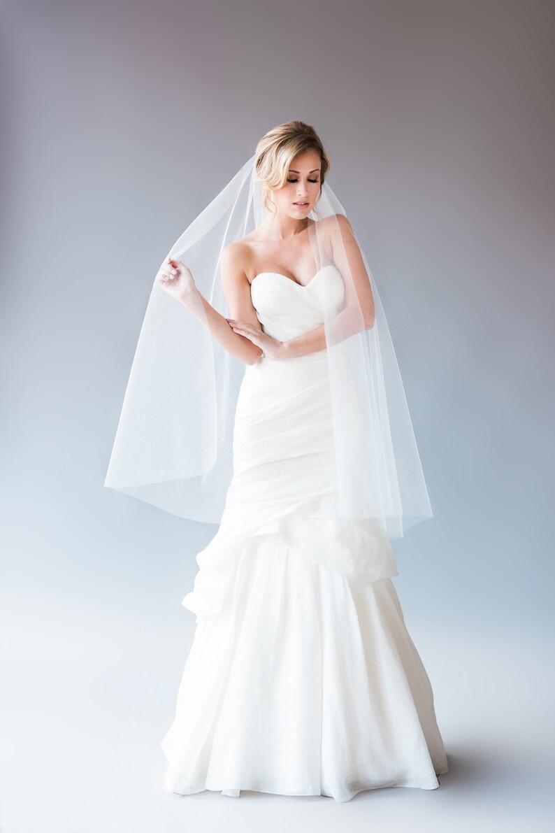 Isabelle Veil Single Tier Waltz Length Veil Ballet Length Etsy