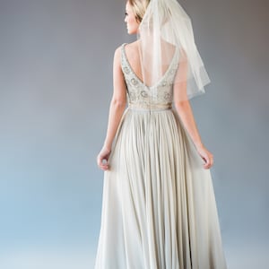 Arianna Veil - Three Tier Veil, Elbow Length Veil, Short Veil, Bridal Veil, Wedding Veil, Fingertip Veil, White Veil, Veil, Ivory Veil