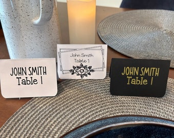 Wedding table place cards