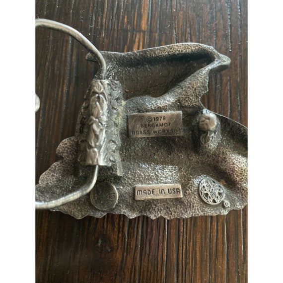 Solid Metal Belt Buckle Bergamot Brass 