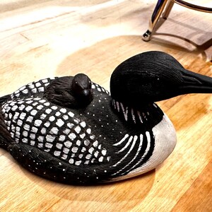 Marshland Decoys製 ルーン 水鳥 木彫デコイ カナダ '86 Signed Jennings Decoy Company Duck Bird Wildlife Mallard Figurine