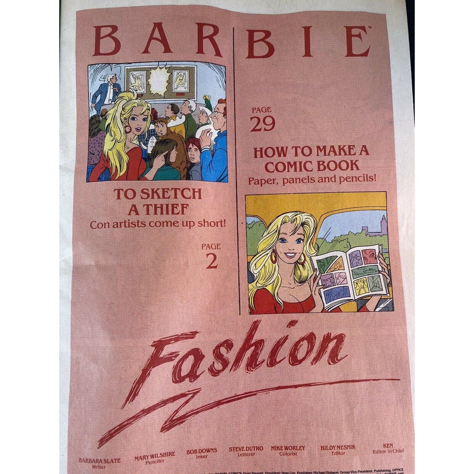 Barbie Doll Fashion Comic Book #51 Jeff Albrecht Mary