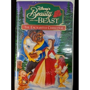 Beauty And The Beast The Enchanted Christmas VHS Movie Cassette Tape