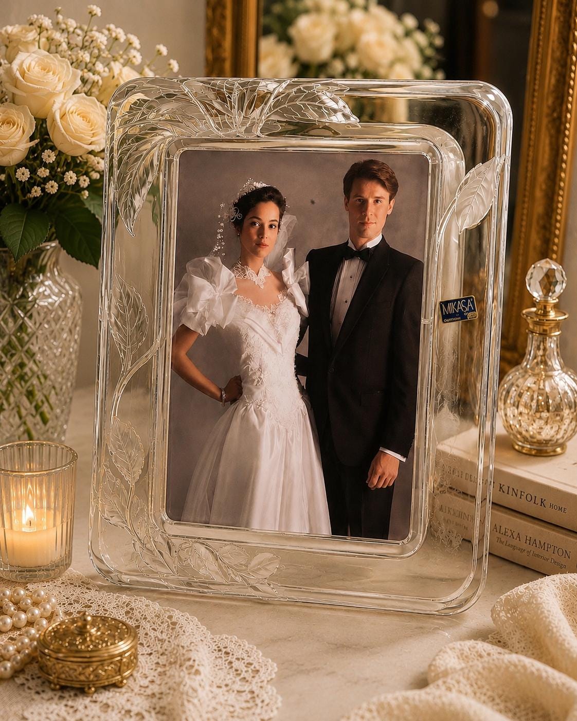 Antique Crystal Picture Frames - Etsy