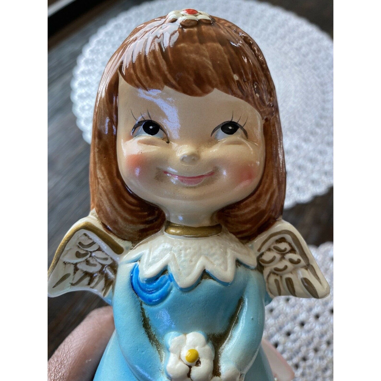 Vintage Angel Doll Figurine 6.5 High Etsy