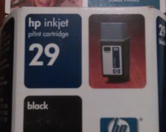 Expired Genuine HP Inkjet Black 29 Printer Ink Cartridges