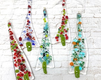 9 Funky Tree Ornaments in Assorted Colors & Styles