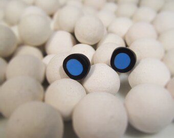 Polymer Clay Licorice Allsort Post/Stud Earrings