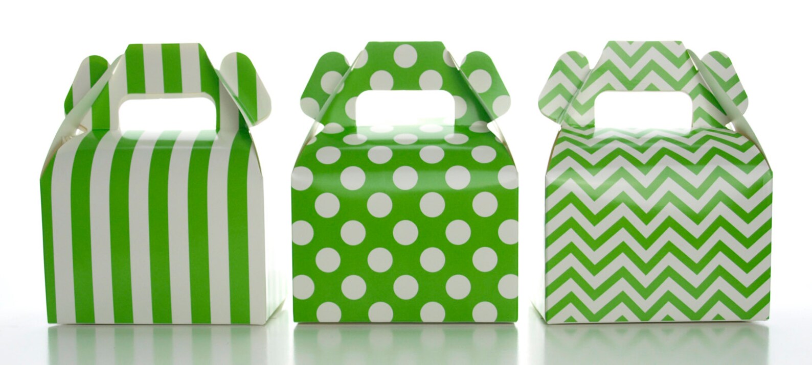 Green Party Favor Boxes 36 Pack Mini Green Treat Boxes Etsy