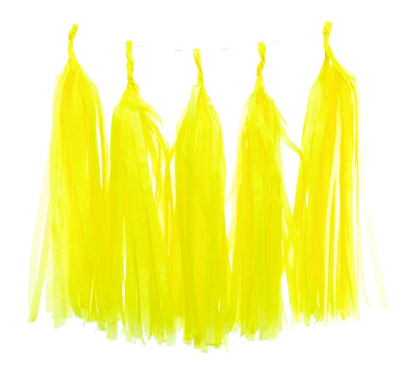 Yellow Paper Streamer