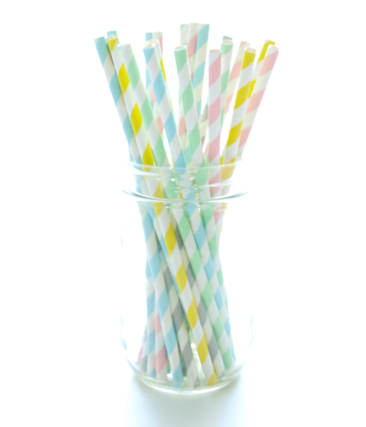 Butterfly Reusable Glass Drinking Straws Combo Pack