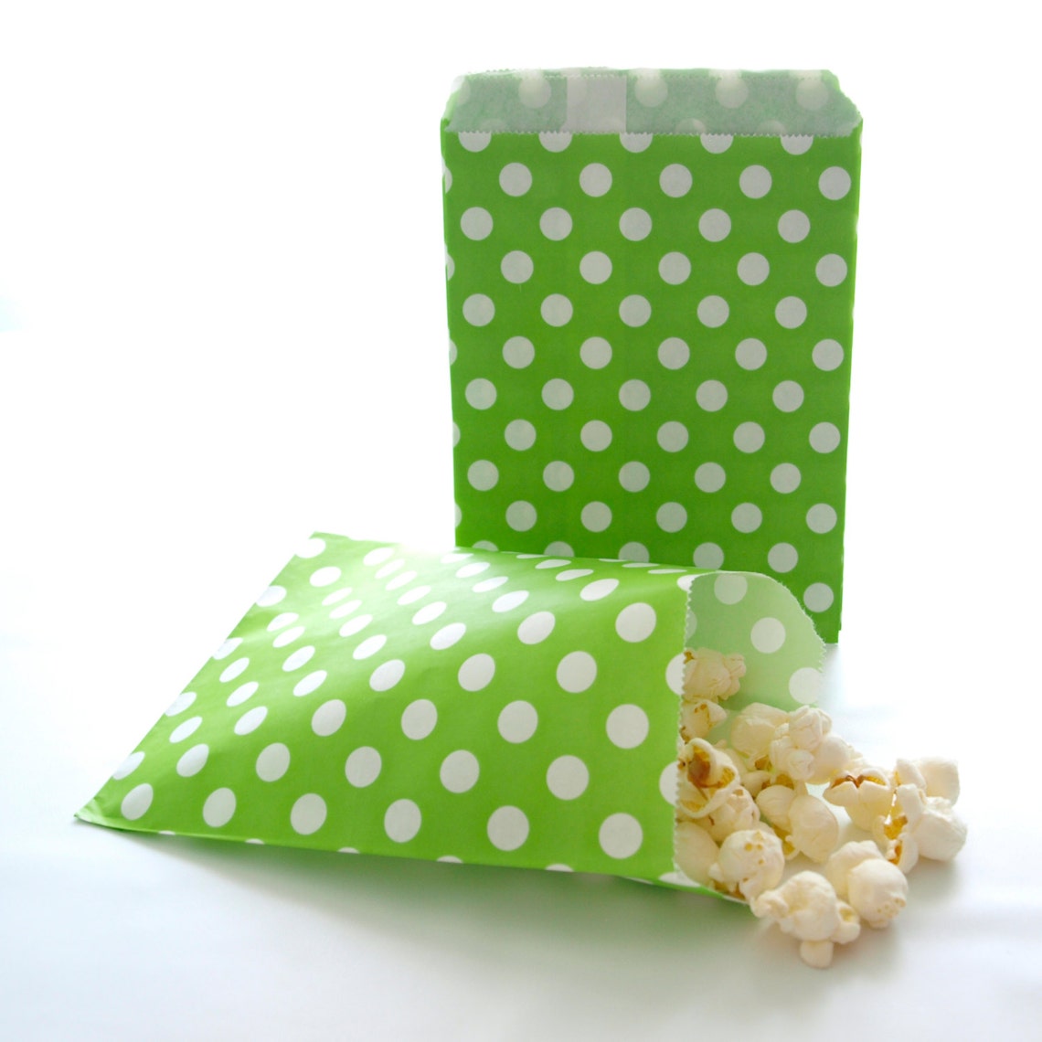 Green Party Favor Bags 75 Pack 1 of Each Design Treat Etsy