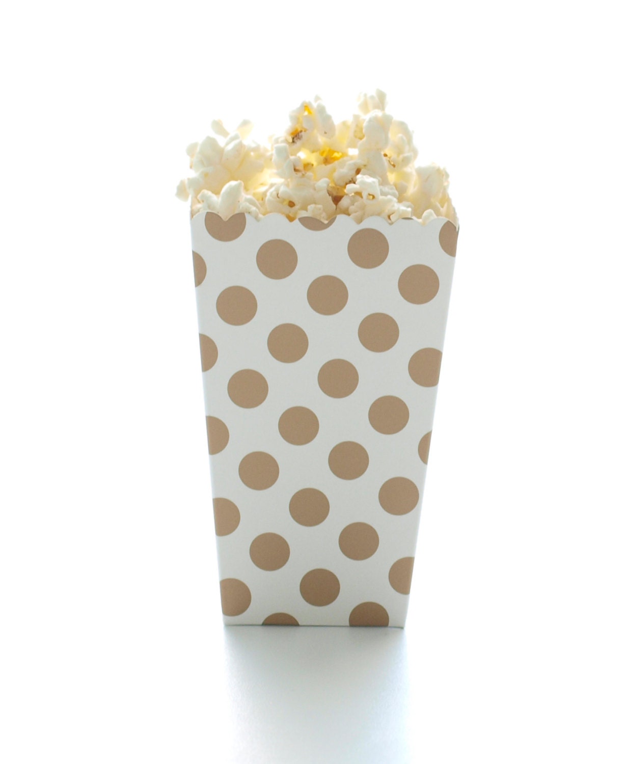 Gold Polka Dot Popcorn Boxes 12 Pack Small Popcorn Etsy