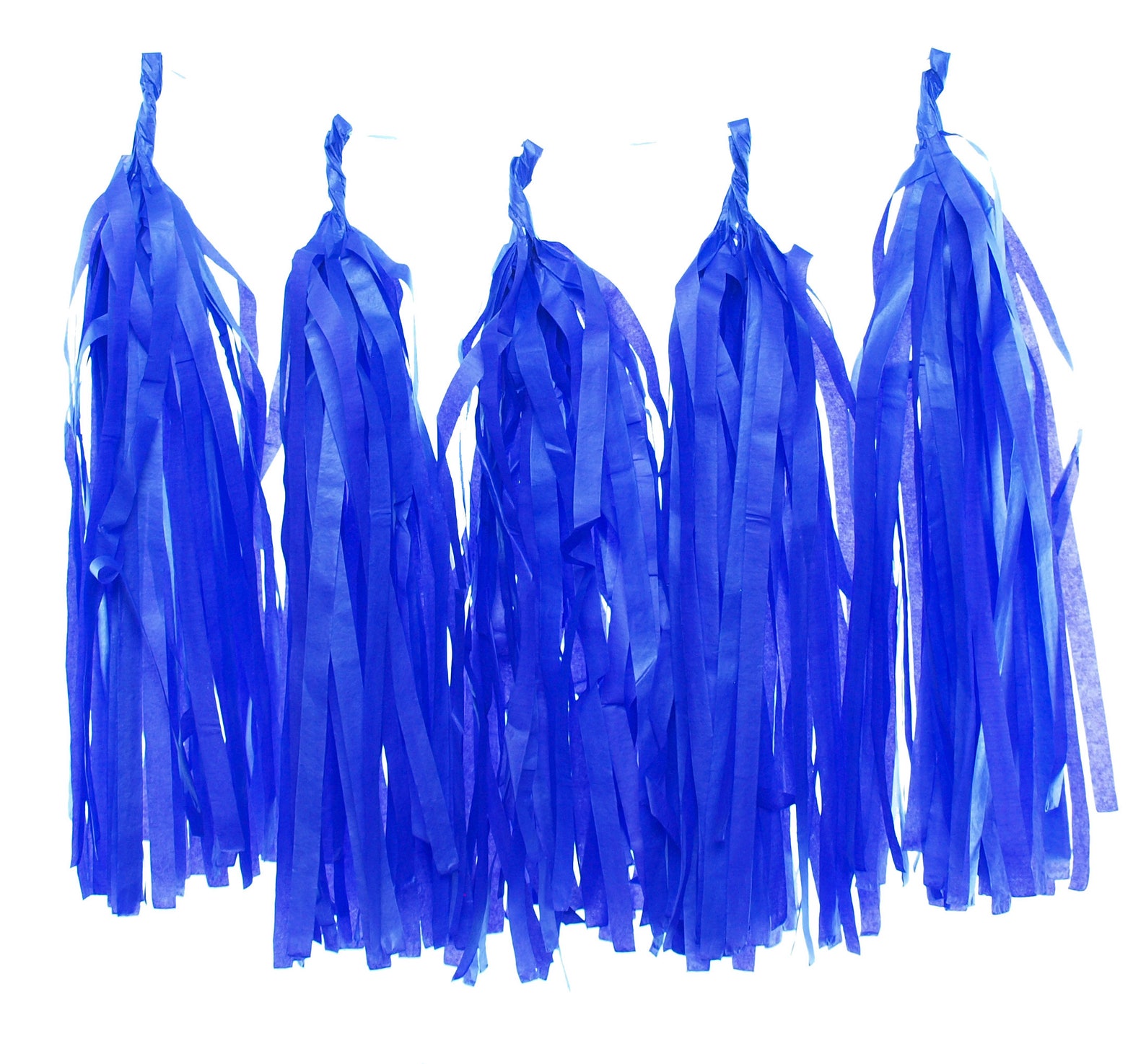 Tissue Paper Tassel Garland Navy Blue Party Tassels Set of Etsy