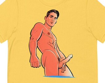 Male Nude Tees - Etsy