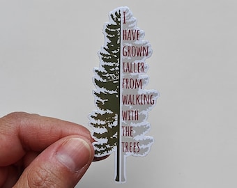 Hiking Sticker Quote Karle Wilson Baker, Camping Sticker Outdoorsy Sticker For Laptop Water Bottles, Hiking Gift For Women, Stocking Stuffer