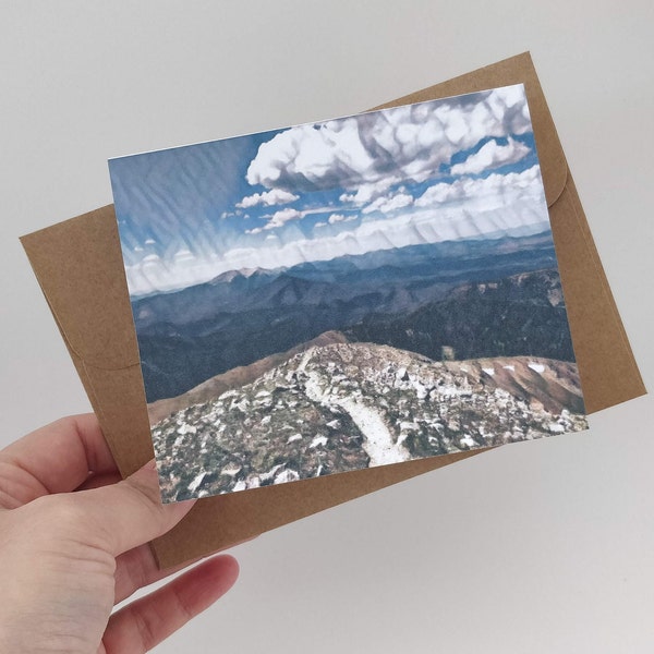 Colorado Scenic Prints Blank Card Set, 3 Blank Cards Set With Envelopes, Perfect For All Occasions, Colorado Hiking Trails Blank Note Cards