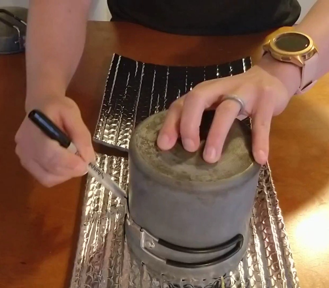 Ultralight Backpacking Gear Backpacking Pot Cozy Kit Etsy