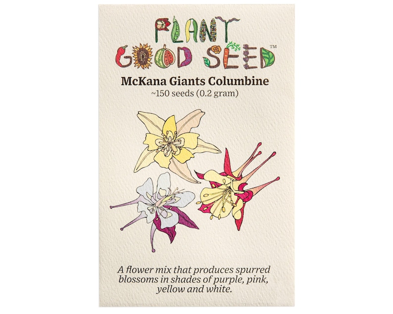 McKana Giants Columbine Flower Seeds, Columbines, Aquilegia Seeds, Perennial Flower, Organic Garden Seeds, Non-GMO image 3