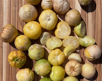 Toma Verde Tomatillo Seeds (~50): Certified Organic, Non-GMO, Heirloom Seed Packet, Little Tomato, Home Vegetable Garden