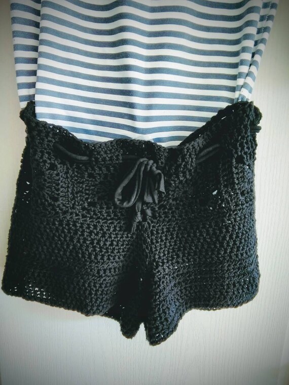bikini shorts black