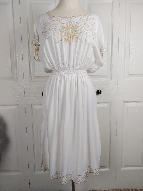 Vintage Hibis summer beach dress coverup