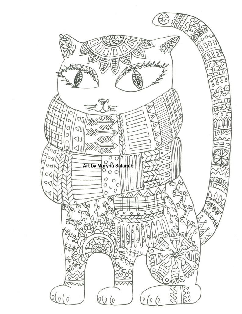 4000 Winter Cat Coloring Pages , Free HD Download 4000 Winter Cat Coloring Pages , Free HD Download