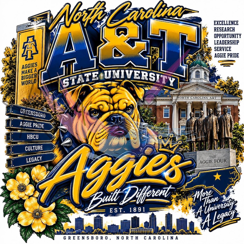 Ncat Aggie Png Design - Etsy