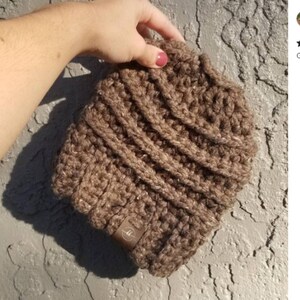 Ribbed Beehive Beanie Crochet Pattern: Super Bulky Women's Winter Hat (PDF Pattern) image 7