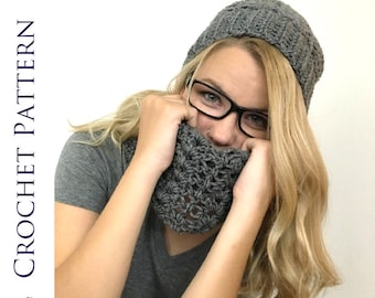 Lace Cowl Crochet Pattern: Easy Shell Stitch (PDF Pattern)