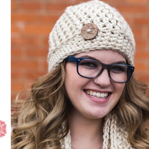 Quick and cozy crochet ribbed beanie made with super bulky yarn for maximum warmth and softness. Beginner-friendly PDF crochet pattern that works up in about an hour. Features stretchy ribbed texture and classic folded brim for a snug, stylish fit. Shown in neutral tones for a timeless winter look. Perfect handmade hat for markets, gifts, or relaxing weekend projects that deliver instant satisfaction.