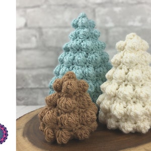 Original Bobble Christmas Tree CROCHET PATTERN | Bobble Tree, Rustic Holiday Decor, Farmhouse Christmas Tree, Bobble Christmas Tree