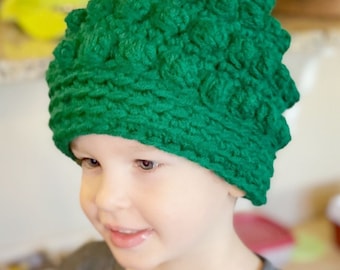 Christmas Tree Beanie Crochet Pattern: Bobble Hat, Toque (PDF Pattern)