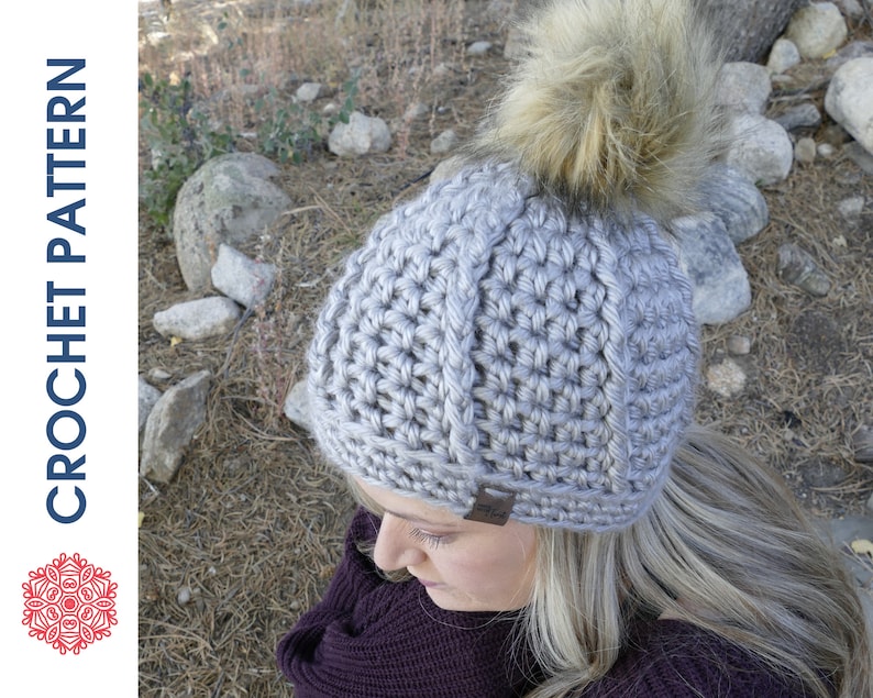 Quick and cozy crochet ribbed beanie made with super bulky yarn for maximum warmth and softness. Beginner-friendly PDF crochet pattern that works up in about an hour. Features stretchy ribbed texture and classic folded brim for a snug, stylish fit. Shown in neutral tones for a timeless winter look. Perfect handmade hat for markets, gifts, or relaxing weekend projects that deliver instant satisfaction.