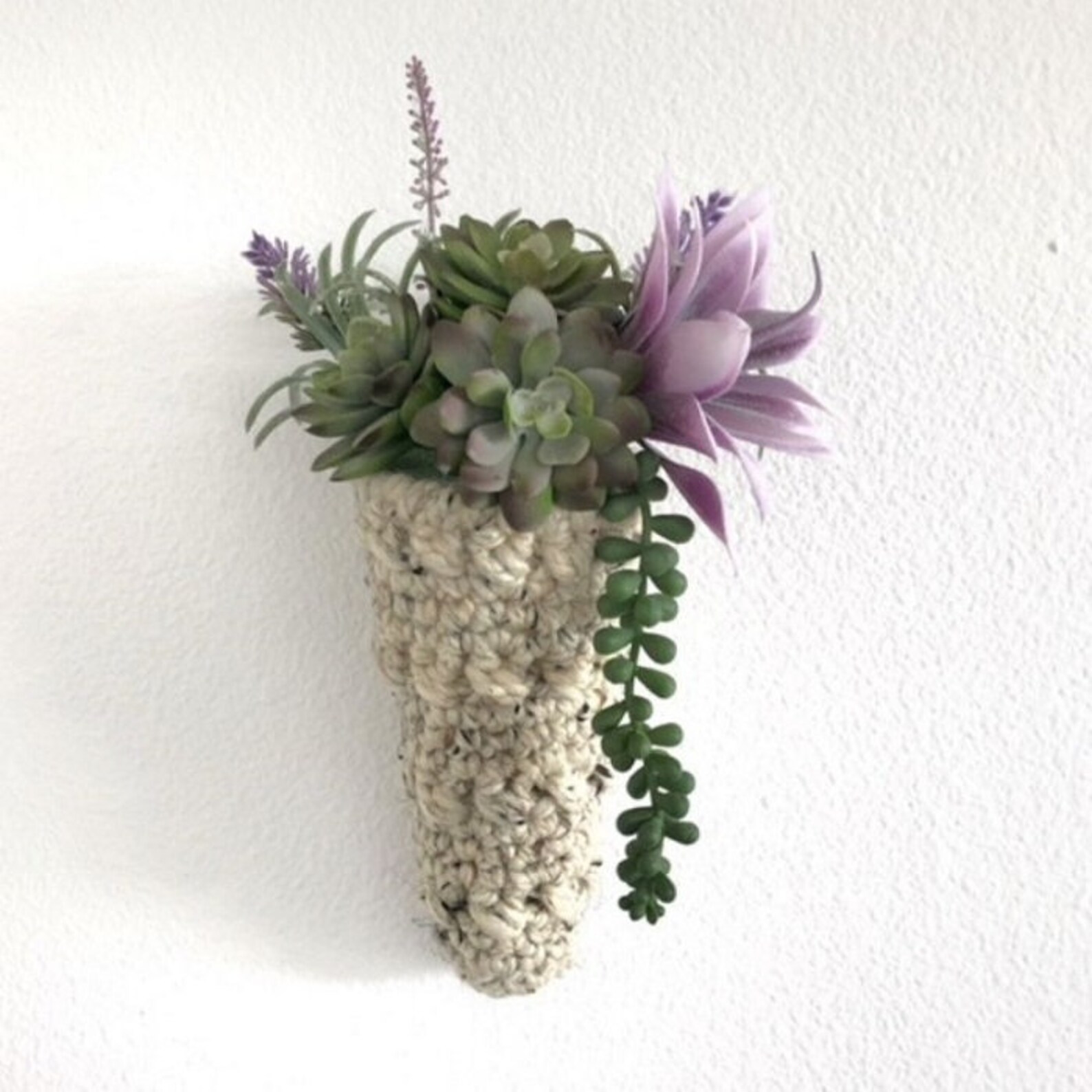 Hanging Planter CROCHET PATTERN Cone Shaped Hanging Planter Etsy