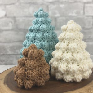 Bobble Christmas Tree Crochet Pattern: Easy Rustic Holiday Decor (PDF Pattern)