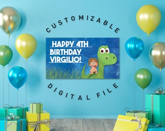 The Good Dinosaur Disney Pixar Birthday Party Banner Decoration
