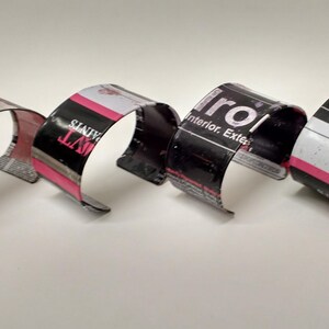 Cuff Bracelet (made from recycled spray paint cans)