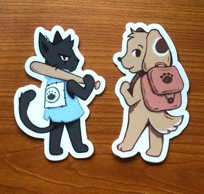 Good Boy / Bad Girl Sticker Set - Etsy