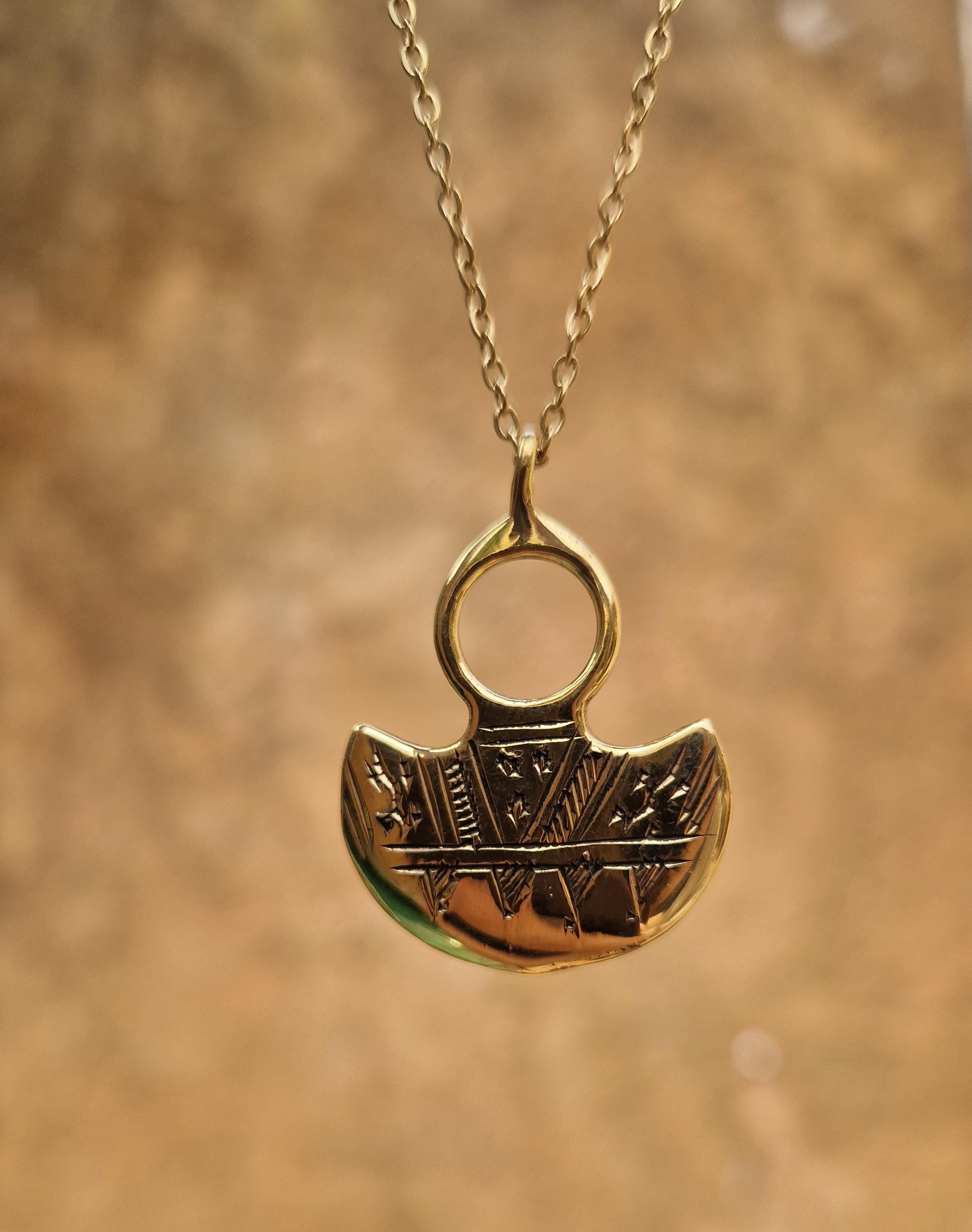 Tuareg Cross Necklace, Nomads Jewelry, Carnelian Blue Gemstone