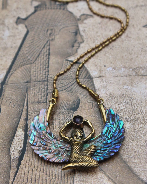 Egyptian goddess jewelry deals