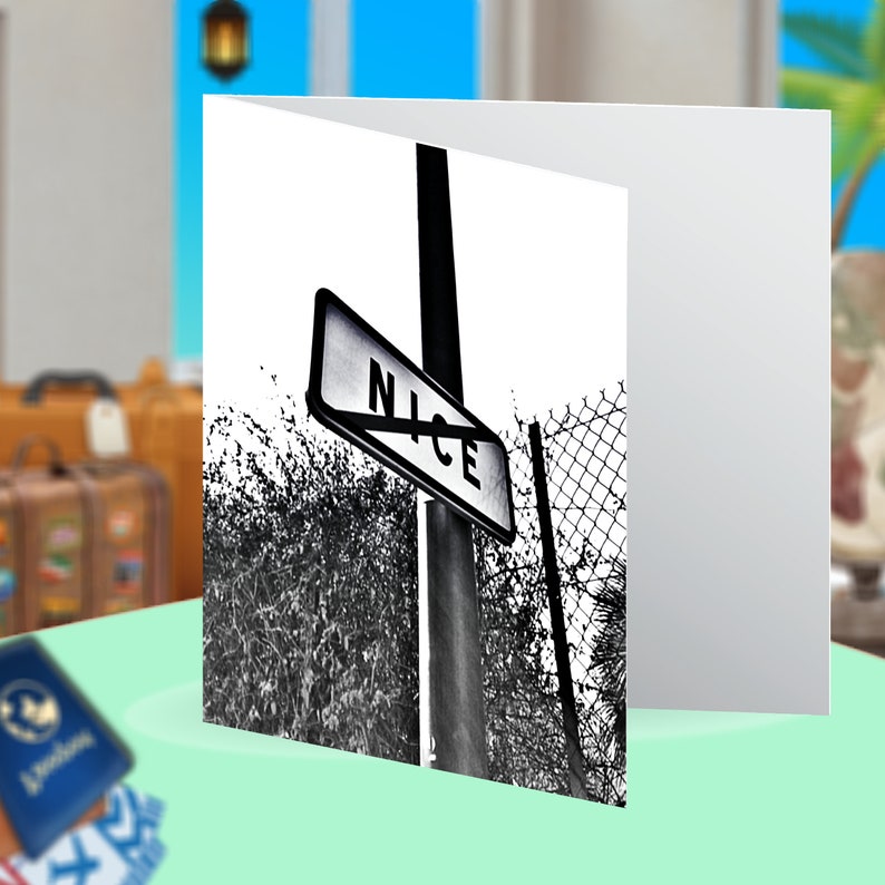 Not Nice Europe Greeting Card