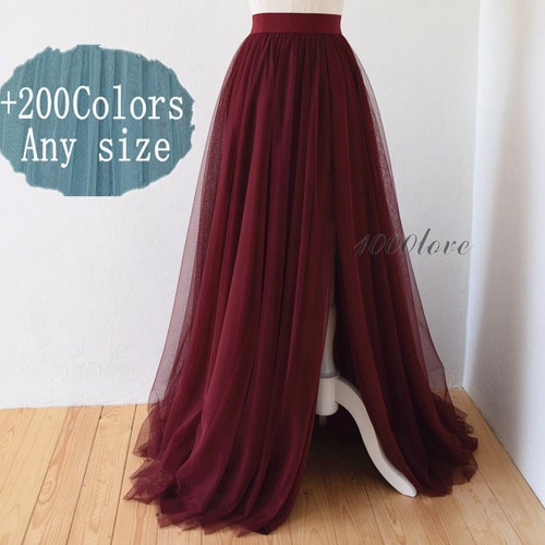 Maxi Tulle Skirtbridesmaid Skirt Wedding Skirt Photo Shoot - Etsy