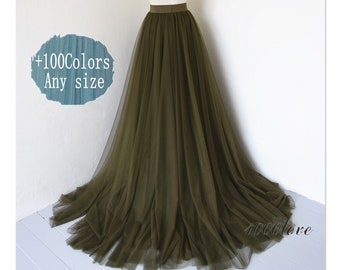 Olive Green Long Dress, Olive Green Tied Back Dress, Olive Green Slit Slip  Dress, Khaki Long Skirt Dress, Silk Maxi Dress, Green Long Dress 